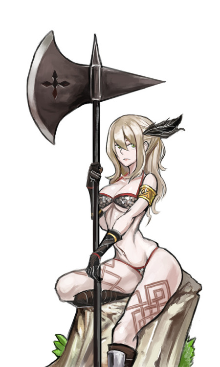 damagefloor:Effie as Dragon’s Crown’s Amazon.