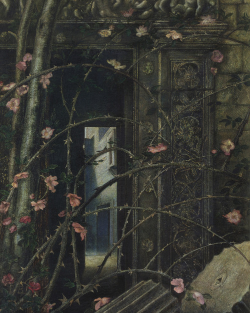 beardbriarandrose:Edward Burne-Jones, Love Among The Ruins...