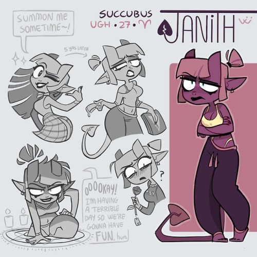 schmuccubus:some more of those demons, for fun! (there’re lil...