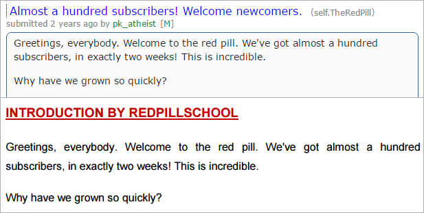 Theredpill online dating
