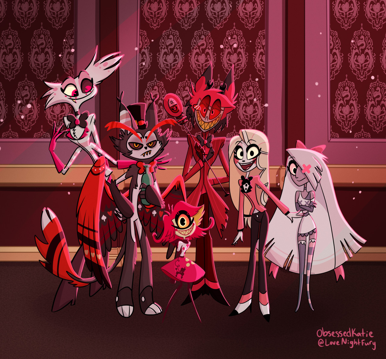 Hazbin Hotel Blog — Yandere Alastor As Requested By @diandrawingstuff