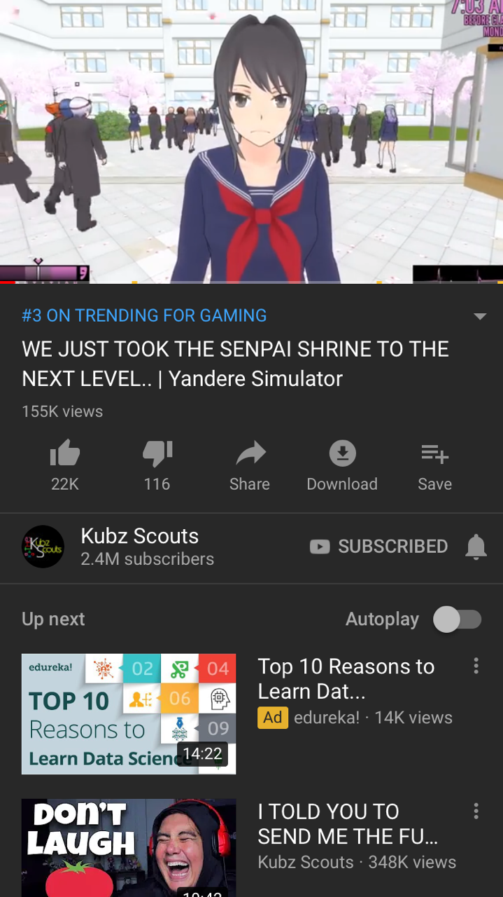 Yandere Sleuth Jay Is 3 On Trending For His New Yandere