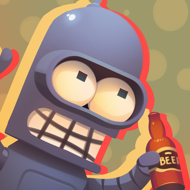 chibi Bender! (and beer!) saturday’s giveaway for...