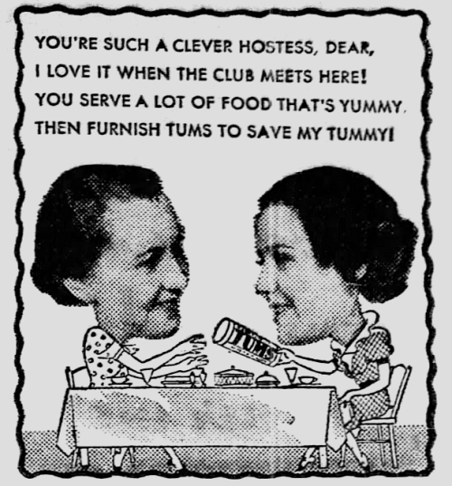 1930s vintage advertising history tums historic newspapers 1936 advertisements illinois chicago