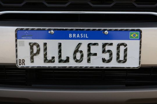 placas padrão mercosul 1