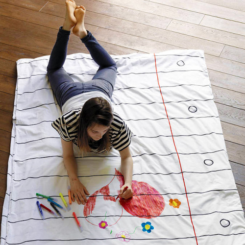Washable Doodle Duvet Coverfancy.com