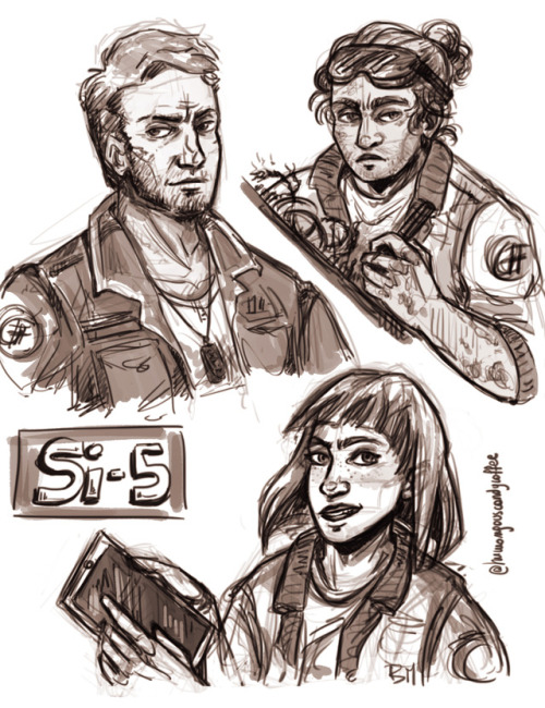 humongouscandycoffee:First time drawing the crews! I still...