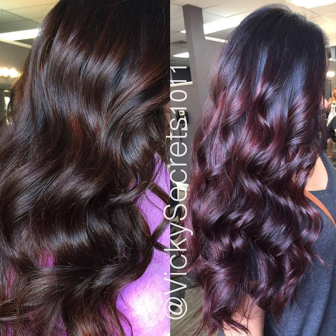 Hair Beauty Fashion From Black Box Dye To Gorgeous Red Violet