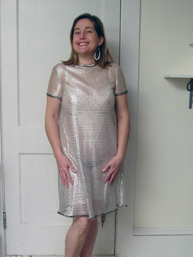 Ramblings Of Brabarella Shimmery Vintage Dress Lit