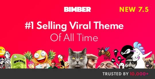 Bimber v7.5.1 - Viral Magazine WordPress Theme Nulled