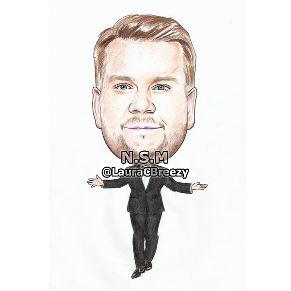 LauraCBreezy  James  Corden  JKCorden cartoon  FanArt