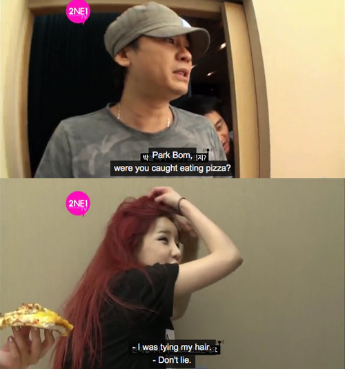 2NE1 Papa YG Bom Cute Park Bom Bommie 2ne1tv