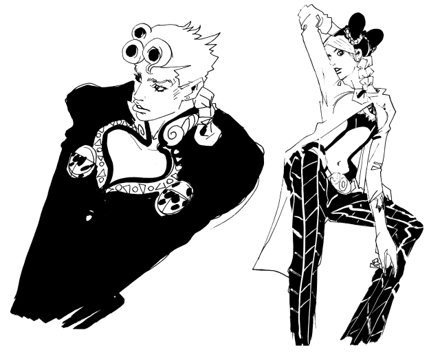 Joestar Araki Sketches from JoJoveller "History ...