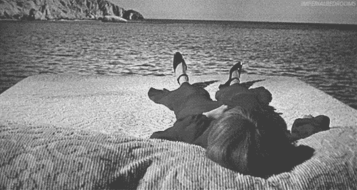 sea sea gif water water gif dreaming free runaway retro b&w b&w gif Black and White Black and white gif