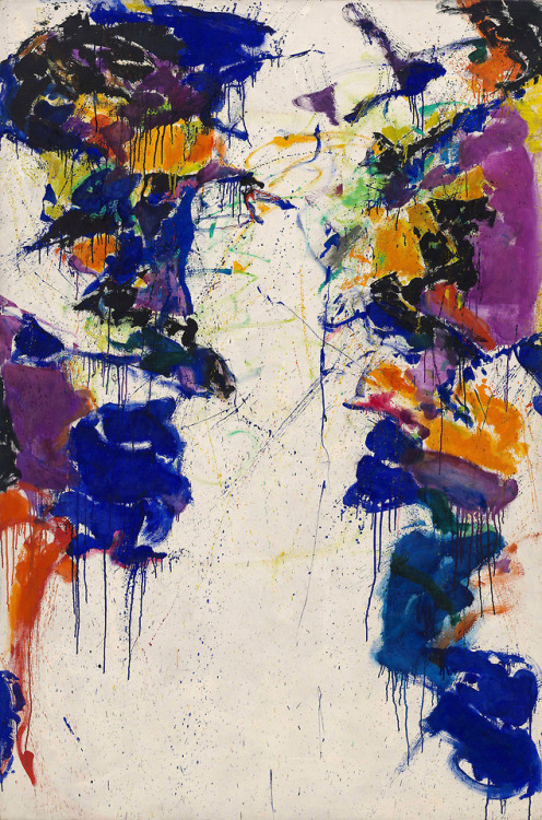 guggenheim-art:Shining Back by Sam Francis, 1958, Guggenheim...