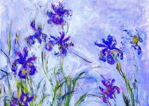 historyofartdaily:Monet and Van Gogh x Irises