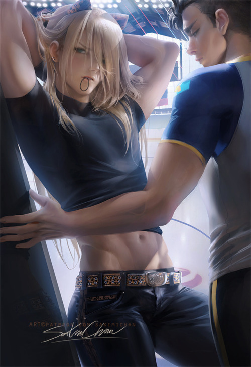 sakimichan:My take on an older version of Yurio from...