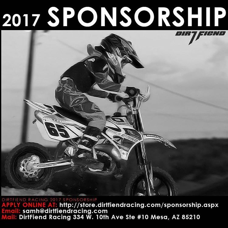 freestyle dirt bike monster sponsorship
