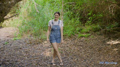 Walking along a small creek in a gorgeous forest, Sosha decides...