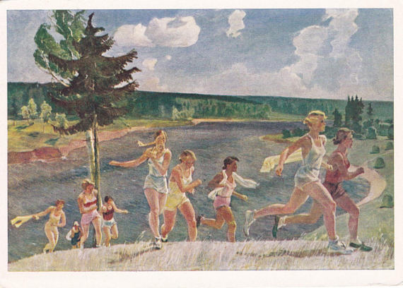 Alexander Deyneka “Joy of Life” (1944), postcard published in 1967
In my shop: http://etsy.me/2o9HSWp