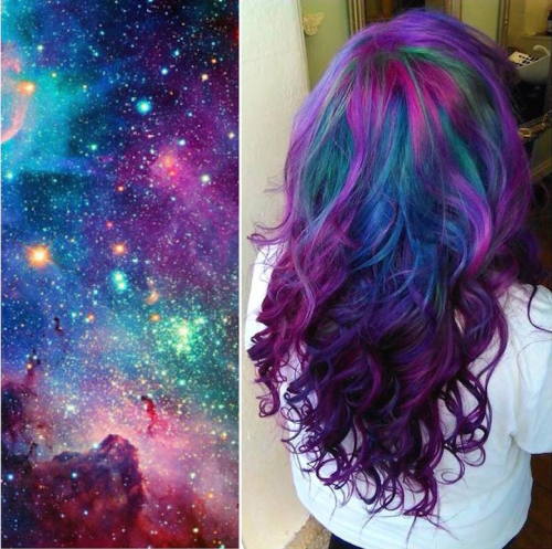 Galaxy Hair Tumblr
