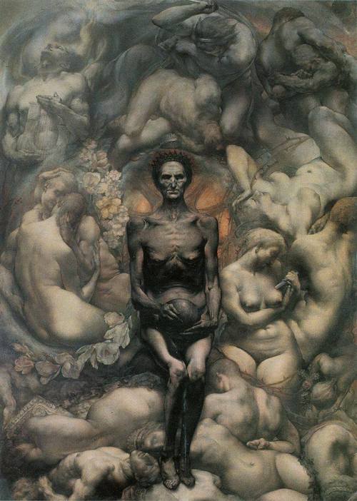 mortem-et-necromantia:Auguste Levêque, La Parque (The Fates).