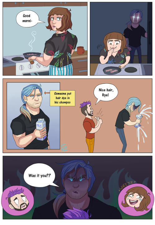 rikurobo:Jeremy just wanted to compliment the blue hair and...