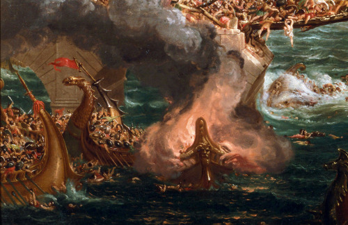 aqua-regia009:Destruction (1836) - Thomas Cole From «The Course...