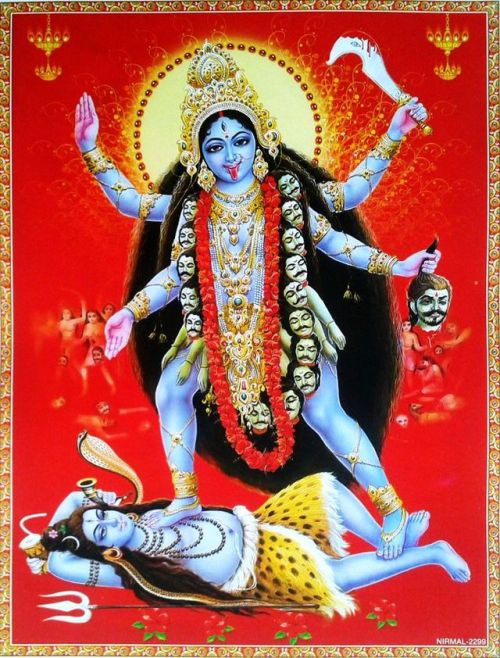 hinducosmos:Kali Mata (via ebay: Indian_ash)