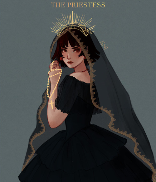 aliseeart:Makoto ✝ The PriestessEmpress Lover Hermit Emperor...