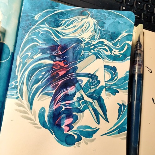 eecks:More blue– my new blue zine is up in my...