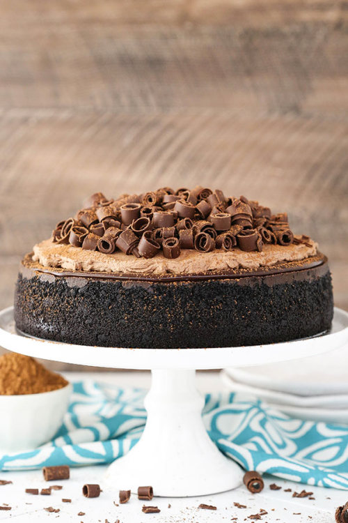 pinterestfoodie1992:CHOCOLATE LOVER’S CHEESECAKE