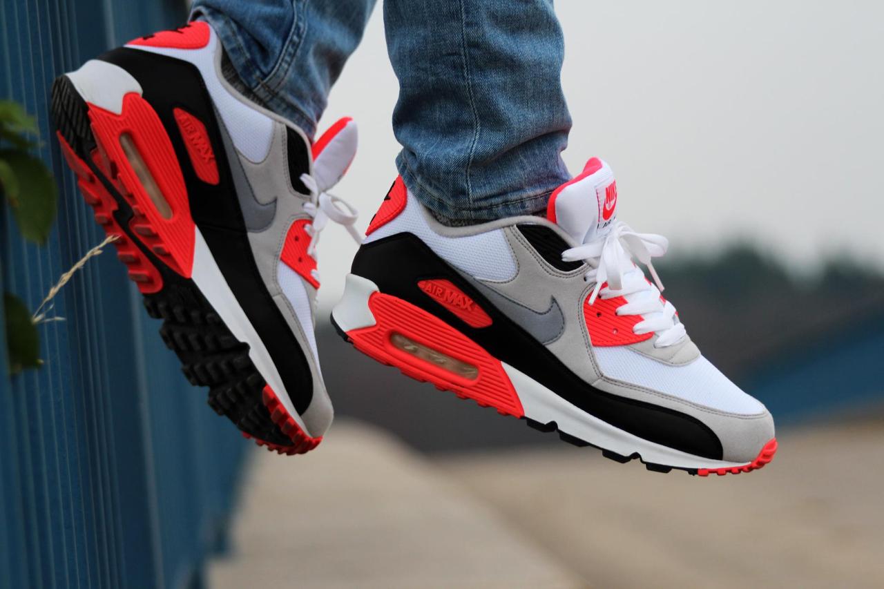 Nike Air Max 90 ‘Infrared’ (by Ben Oz‎) – Sweetsoles – Sneakers, kicks ...