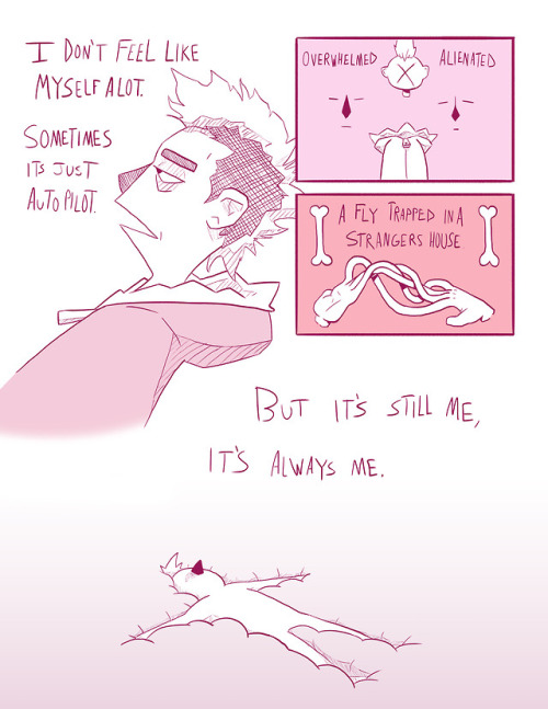 oroart:lil vent comic abt me dissociatin’ 