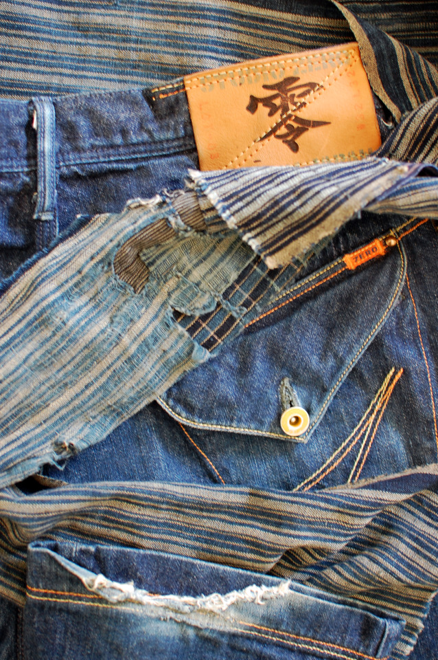 STUDIO ZERO JEANS, DENIM HERITAGE & INDIGO — indigo fabrics: BORO ...