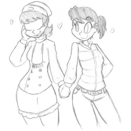 girls holding hands on Tumblr