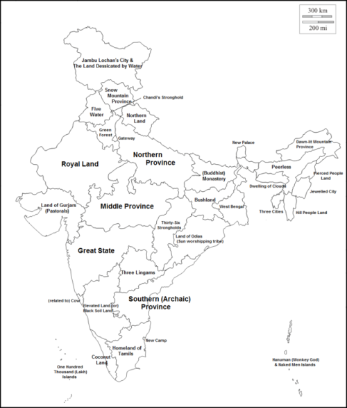 India’s states with their literal meanings. - Maps on the Web