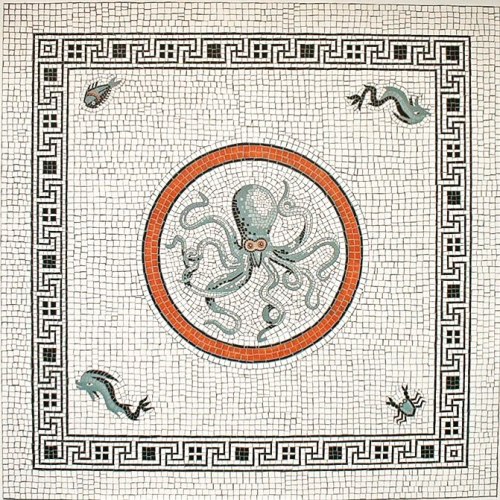 bitchnamedwyatt:museum-of-artifacts:Octopus Mosaic in...