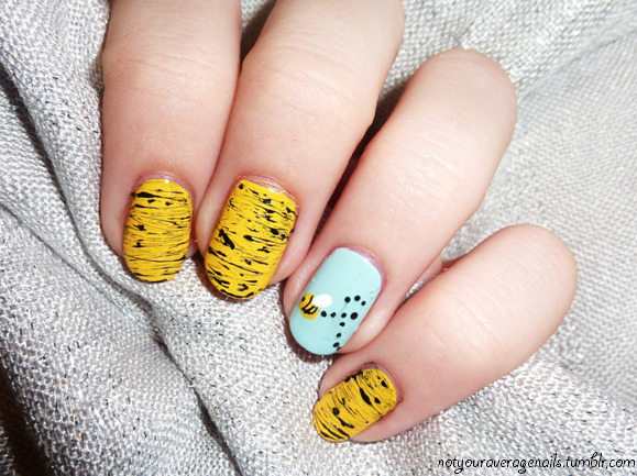 N Y A N 30 Day Nail Challenge Day 3 Yellow Nails I