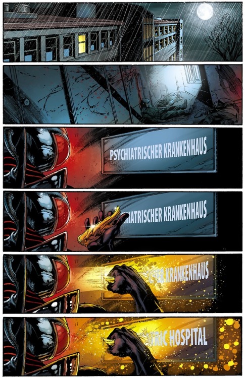 panels-of-interest:P.O.W. vs. Black Manta.[from Aquaman (2011)...