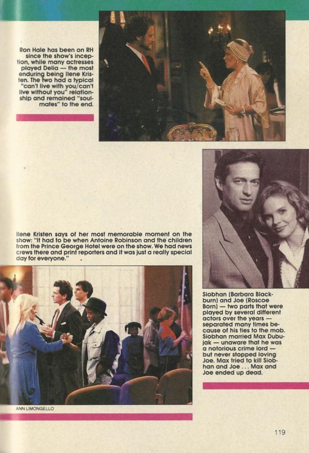 Classic Soap Opera Digest News — FAREWELL TO RYAN’S HOPE Soap Opera ...