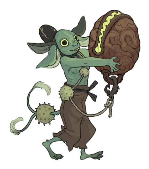 ekuboart:It’s goblin week!!!! This little rascal was recently...