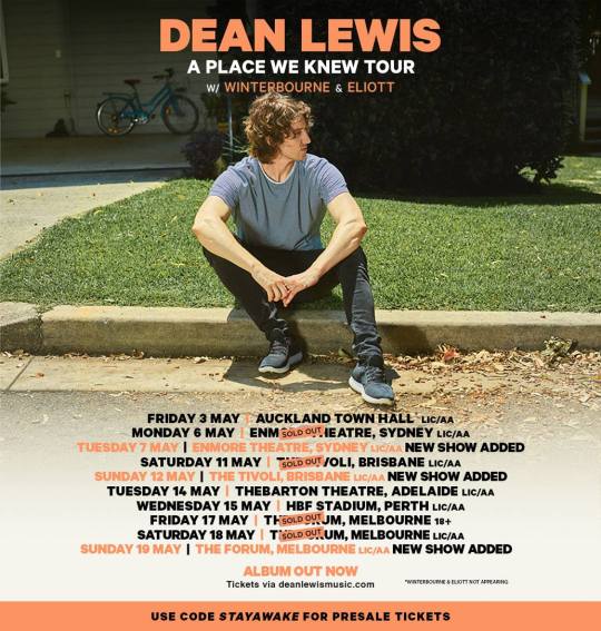 Dean Lewis On Debut Album Bruce Springsteen And Self Care Q A