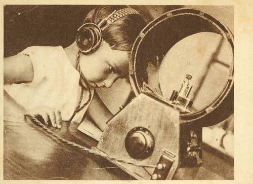 sovietpostcards:“Moscow. Radio Listener” postcards by...