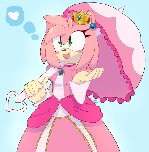 Princess Peach As Amy Rose 5766