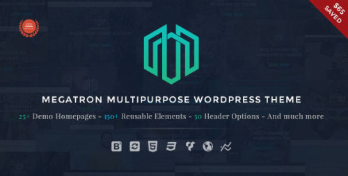 Megatron v3.1 - Responsive MultiPurpose WordPress Theme Nulled