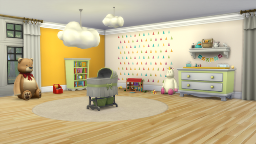 Nursery Walls Set #8 - Basics + Triangles12 Walls (2 Patterned +...