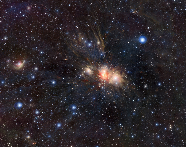 Infrared Vista View Of A Stellar Nursery In Just Space 2576