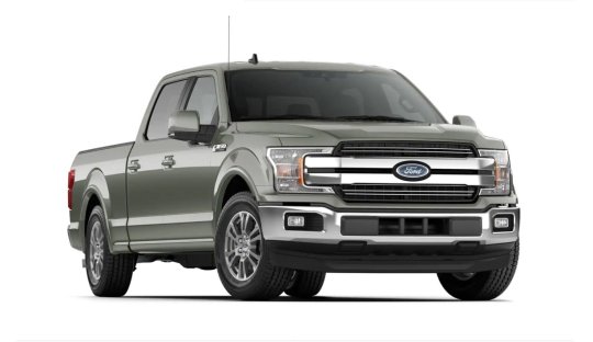 ford f150 lariat cinza visao frontal