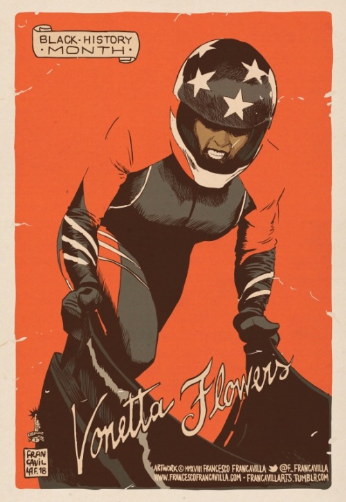 francavillarts:VONETTA FLOWERS the first African-American...